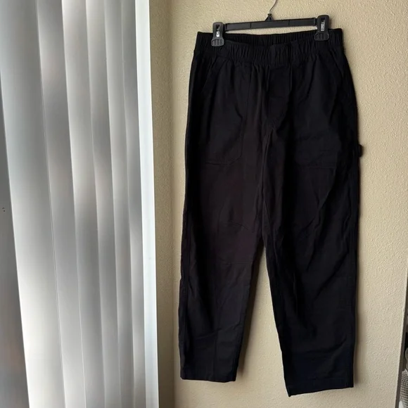 🖤 Old Navy Pulla Utility Women’s Black Pants - Size M - Picture 2 of 5